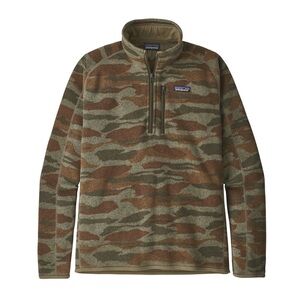 Patagonia Camouflage Quarter-Zip Fleece